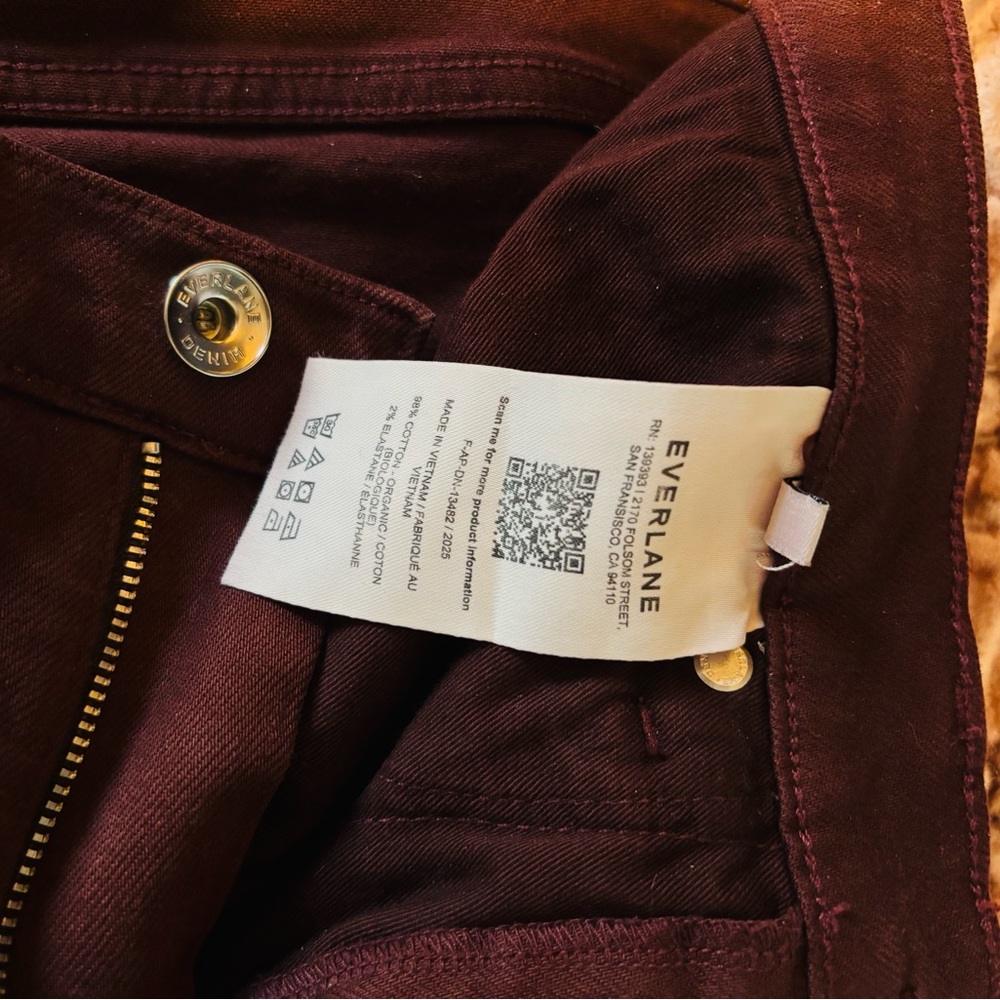 Everlane women’s column jean- chocolate brown - Picture 4 of 4